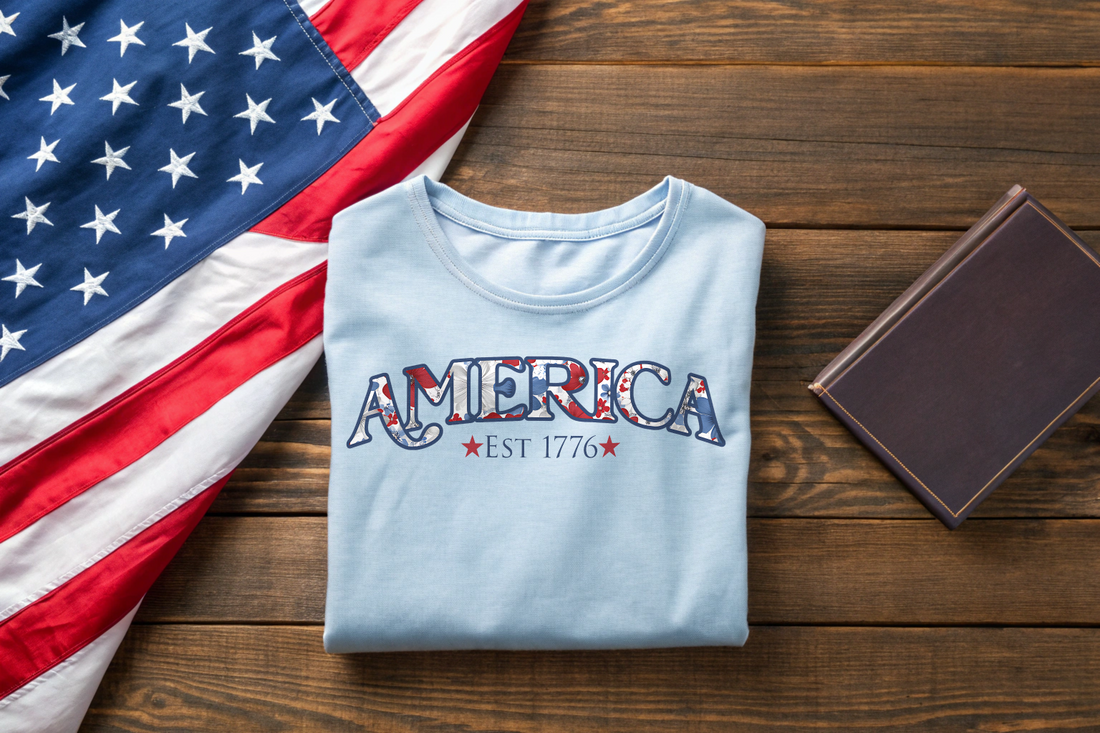 America at 250: Faith, Freedom, and the Story Behind Our Floral America Tee