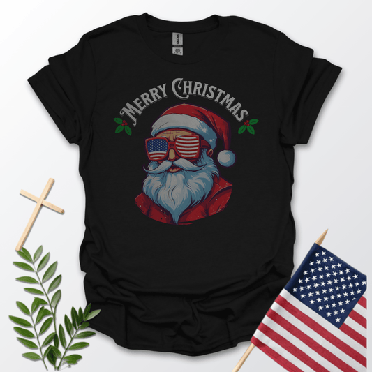 Patriotic Santa Unisex T-shirt