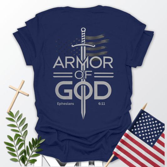 Bold in Faith: 'Armor of God' Ephesians 6:11 T-Shirt