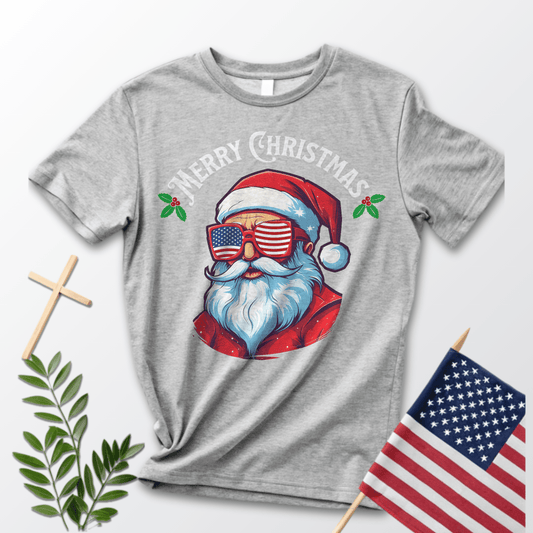 Patriotic Santa Unisex T-shirt