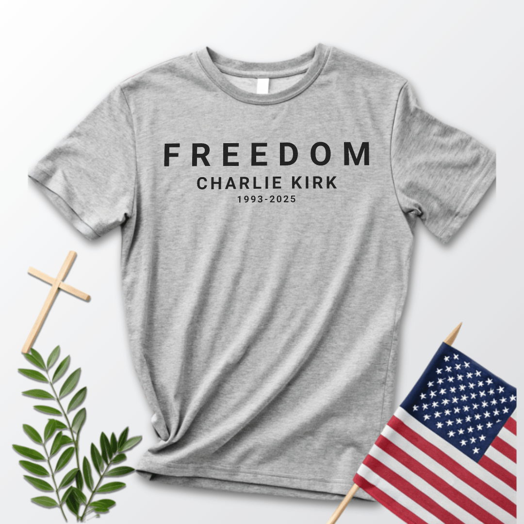 Freedom – Charlie Kirk Tribute Tee (1993–2025)