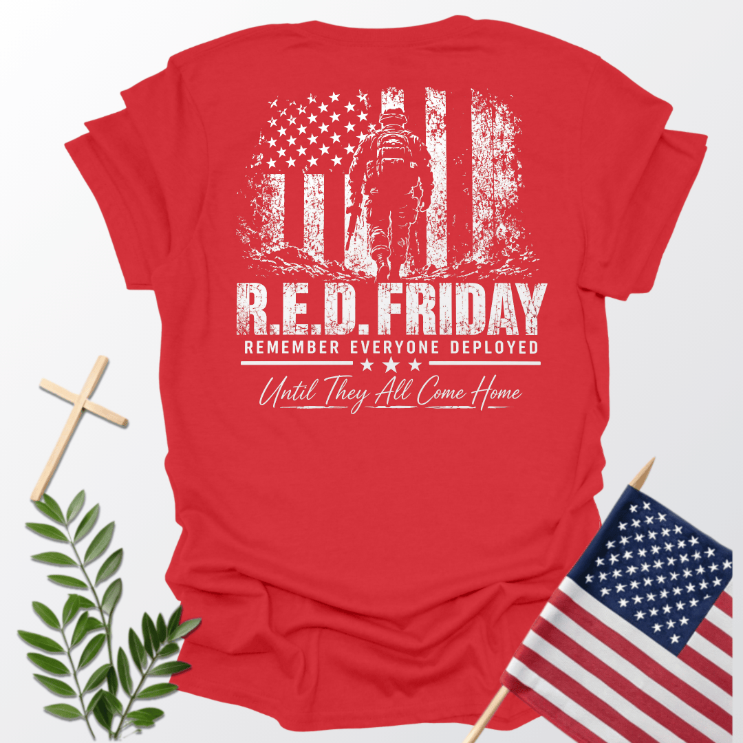 R.E.D. Soldier | Remember Everyone Deployed Patriotic T-Shirt