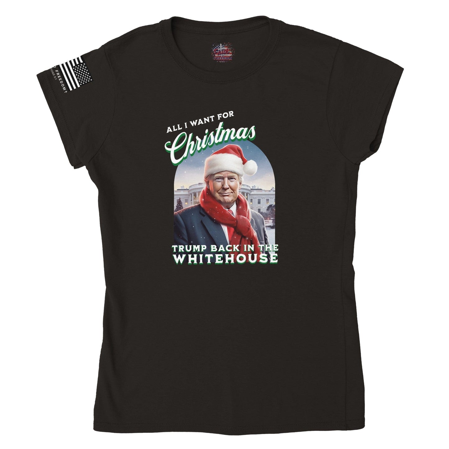 All I Want For Christmas is Trump Back In The Whitehouse Women's Tee