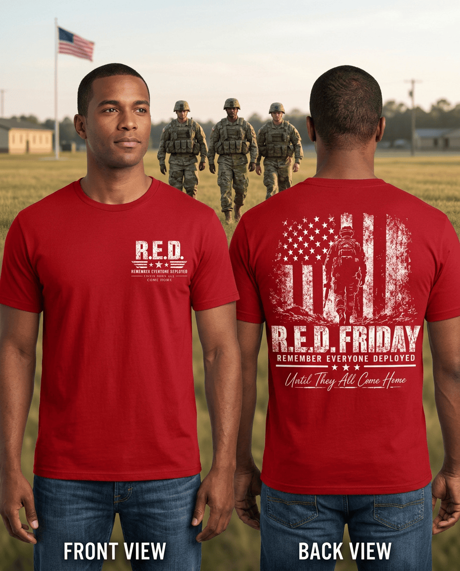 R.E.D. Soldier | Remember Everyone Deployed Patriotic T-Shirt
