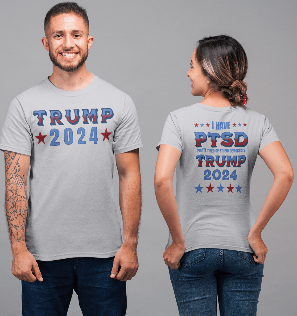 PTSD-Pretty Tired of Stupid Democrats T-Shirt