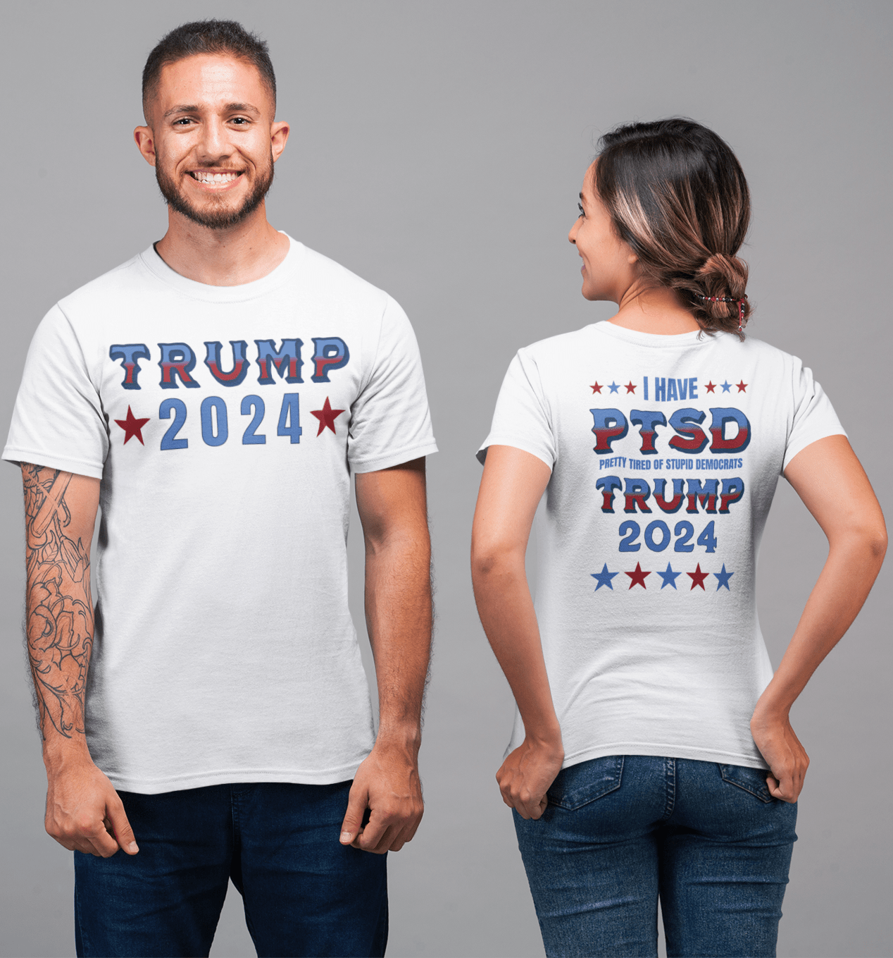 PTSD-Pretty Tired of Stupid Democrats T-Shirt