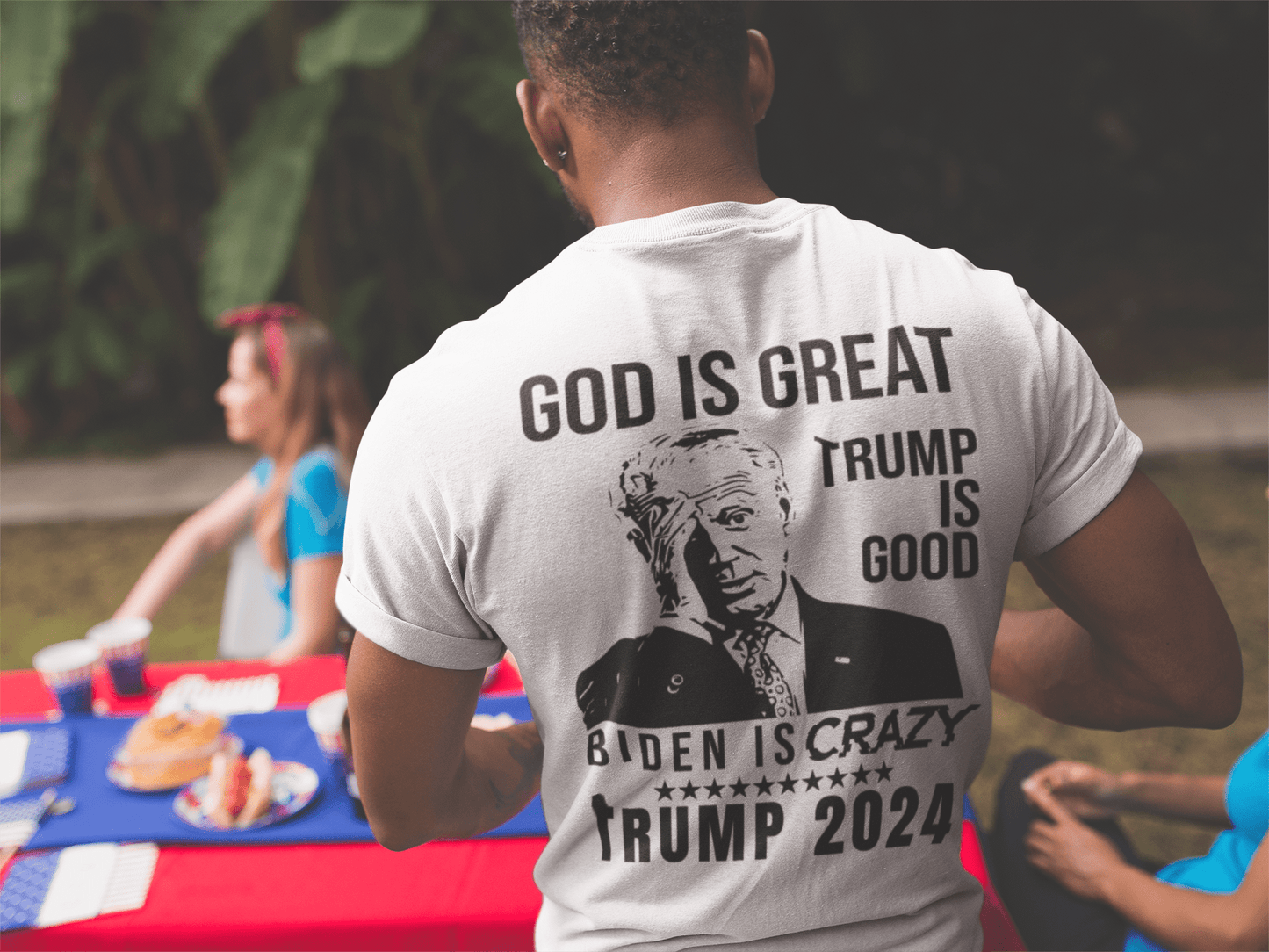 God is Great, Trump is Good, Biden is Crazy