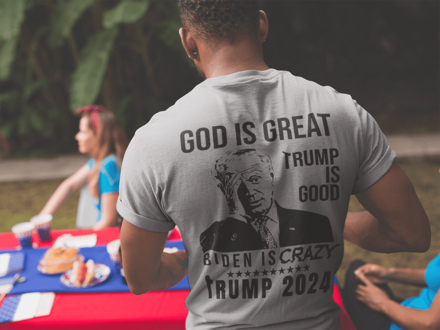 God is Great, Trump is Good, Biden is Crazy