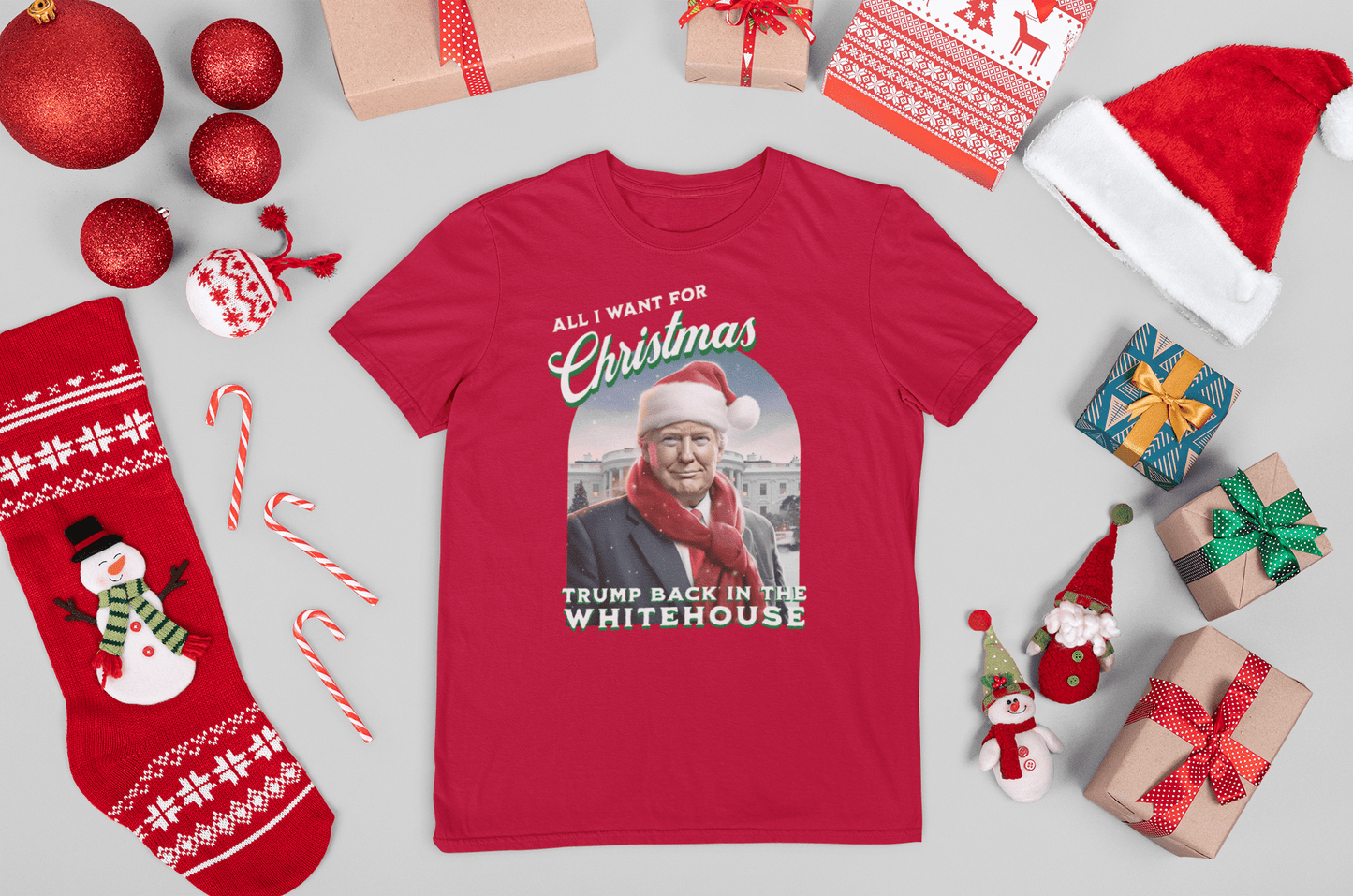 All I Want For Christmas is Trump Back In the Whitehouse T-Shirt