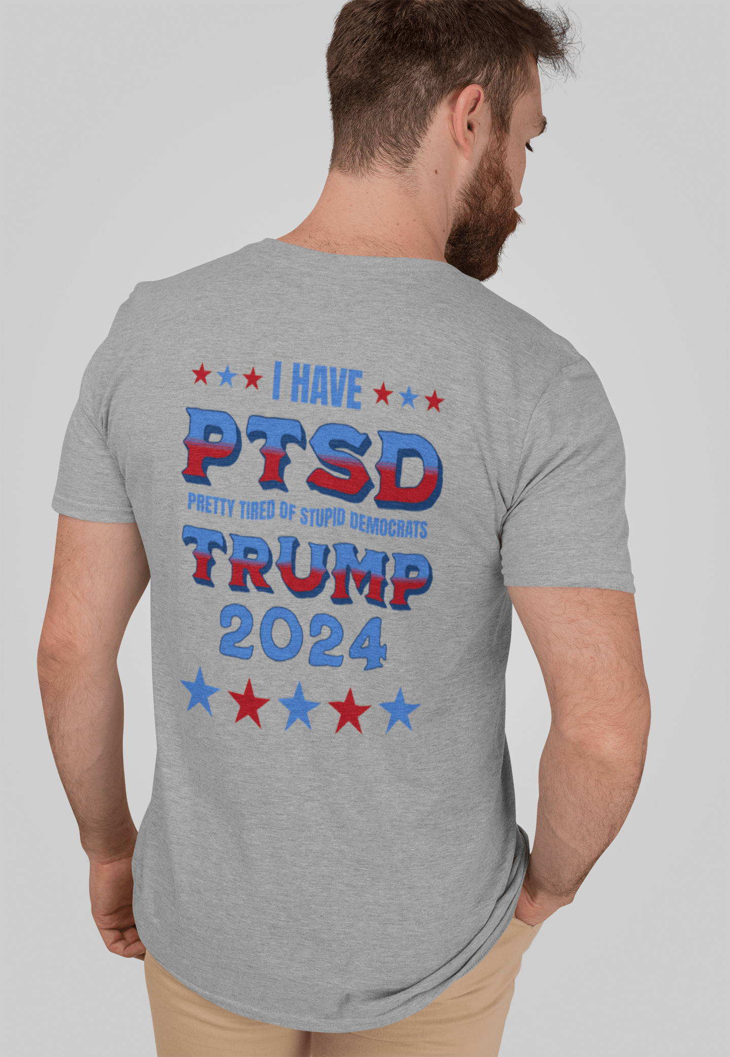 PTSD-Pretty Tired of Stupid Democrats T-Shirt