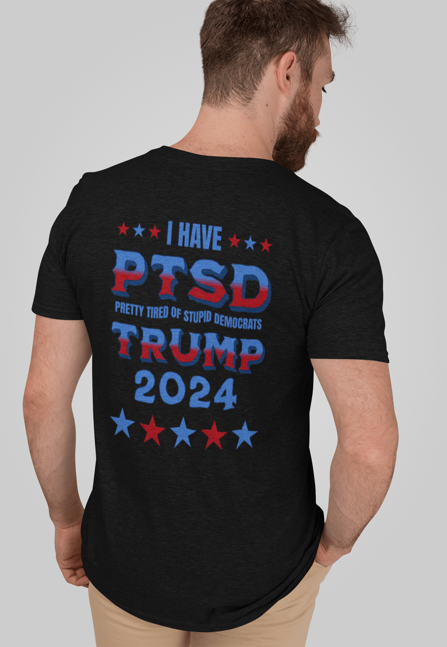 PTSD-Pretty Tired of Stupid Democrats T-Shirt