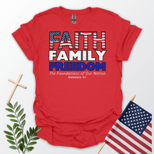 Primitives By Kathy Torchon Brodé Patriotique, 50,8 X 66 Cm, Faith Family Freedom