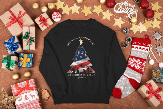 One Nation Celebrates Jesus Sweatshirt