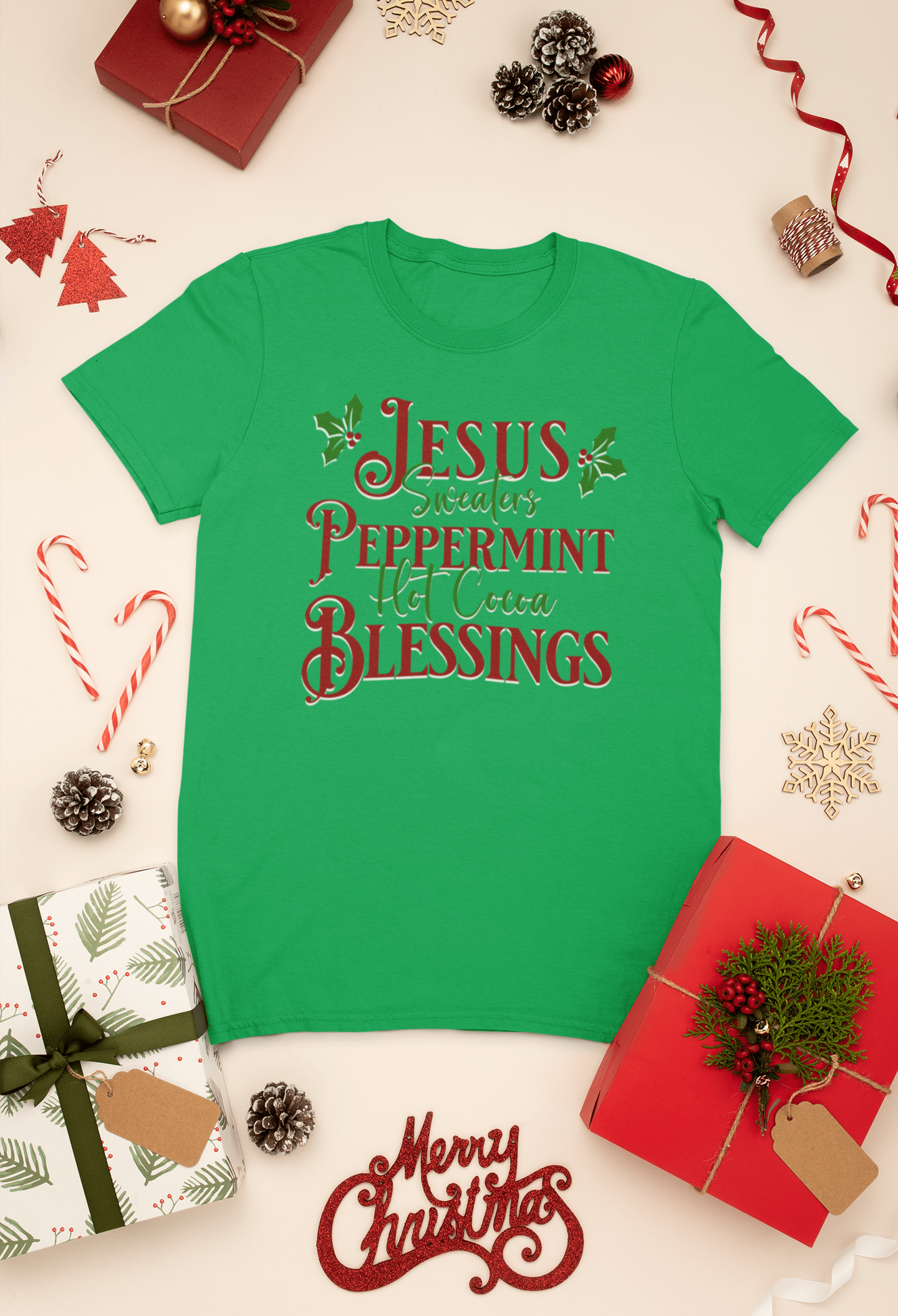 Jesus Peppermint Blessings T-shirt