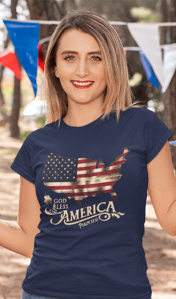 God Bless America - Women's Tee