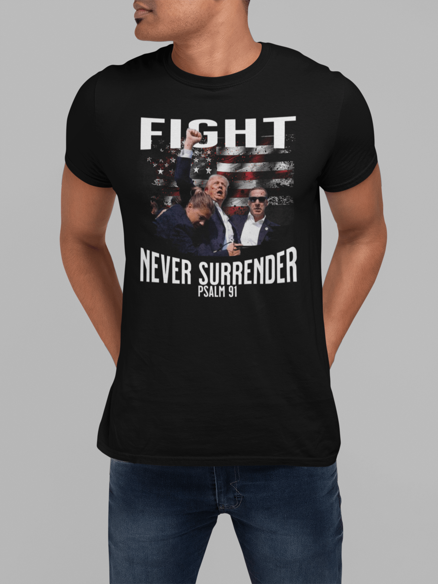 FIGHT-NEVER SURRENDER TRUMP 2024