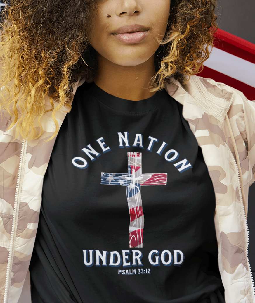 One Nation Under God Woman's Tee