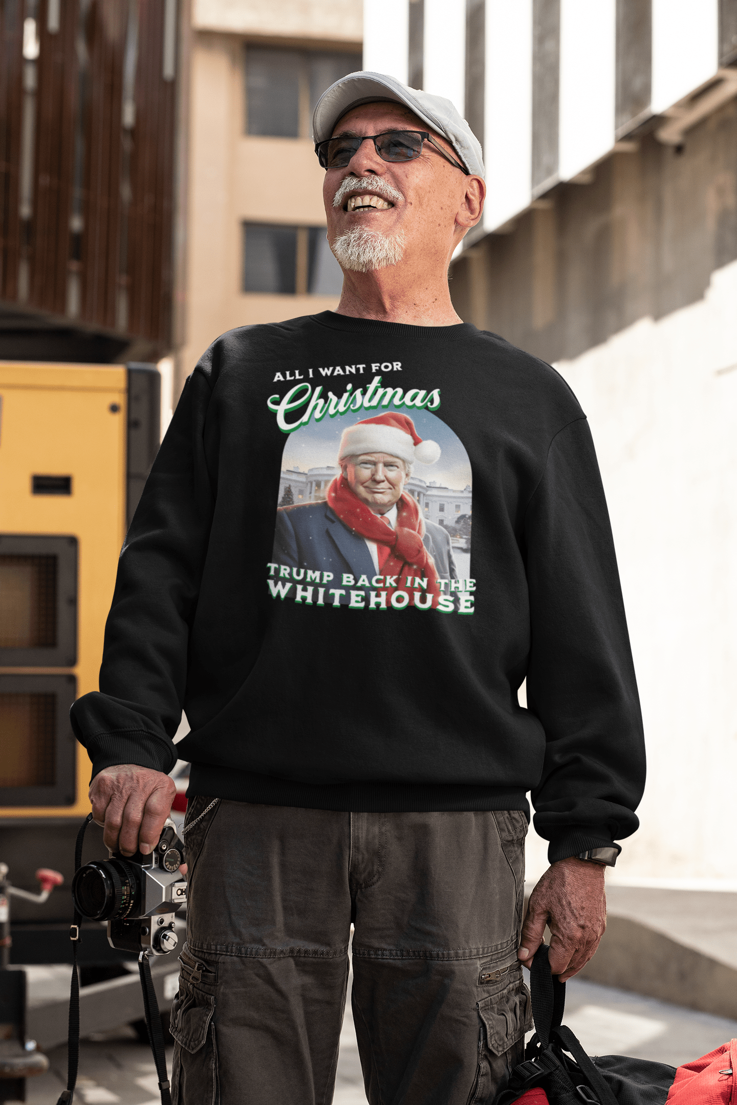 All I Want For Christmas is Trump Back In The Whitehouse Sweatshirt