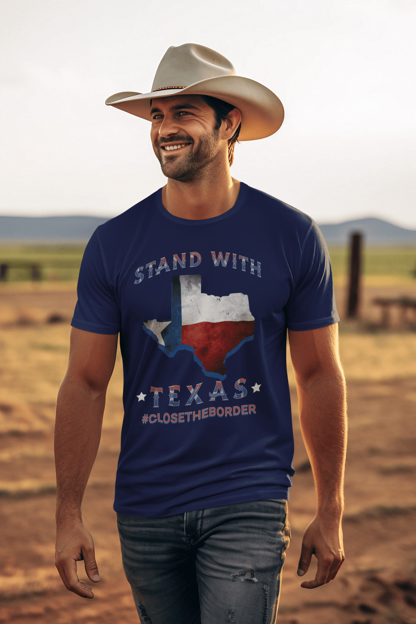 Stand With Texas-Close The Border T-Shirt